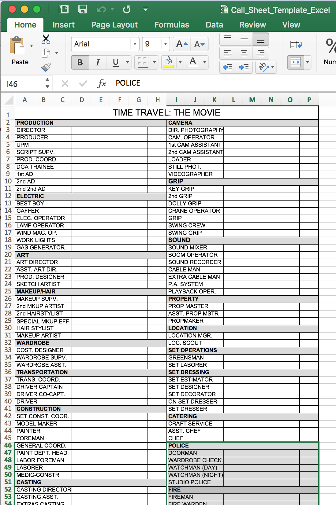 On Call Schedule Template Excel from www.junglesoftware.com